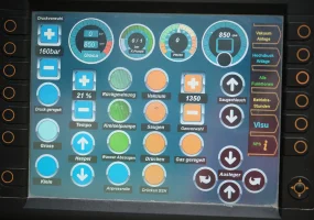 Fuhrpark Detailansicht Bedienung Saugwagen - Gottwald Umweltservice